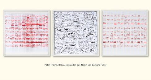 Peter Thoms, Bilder; Barbara Heller, Komposition